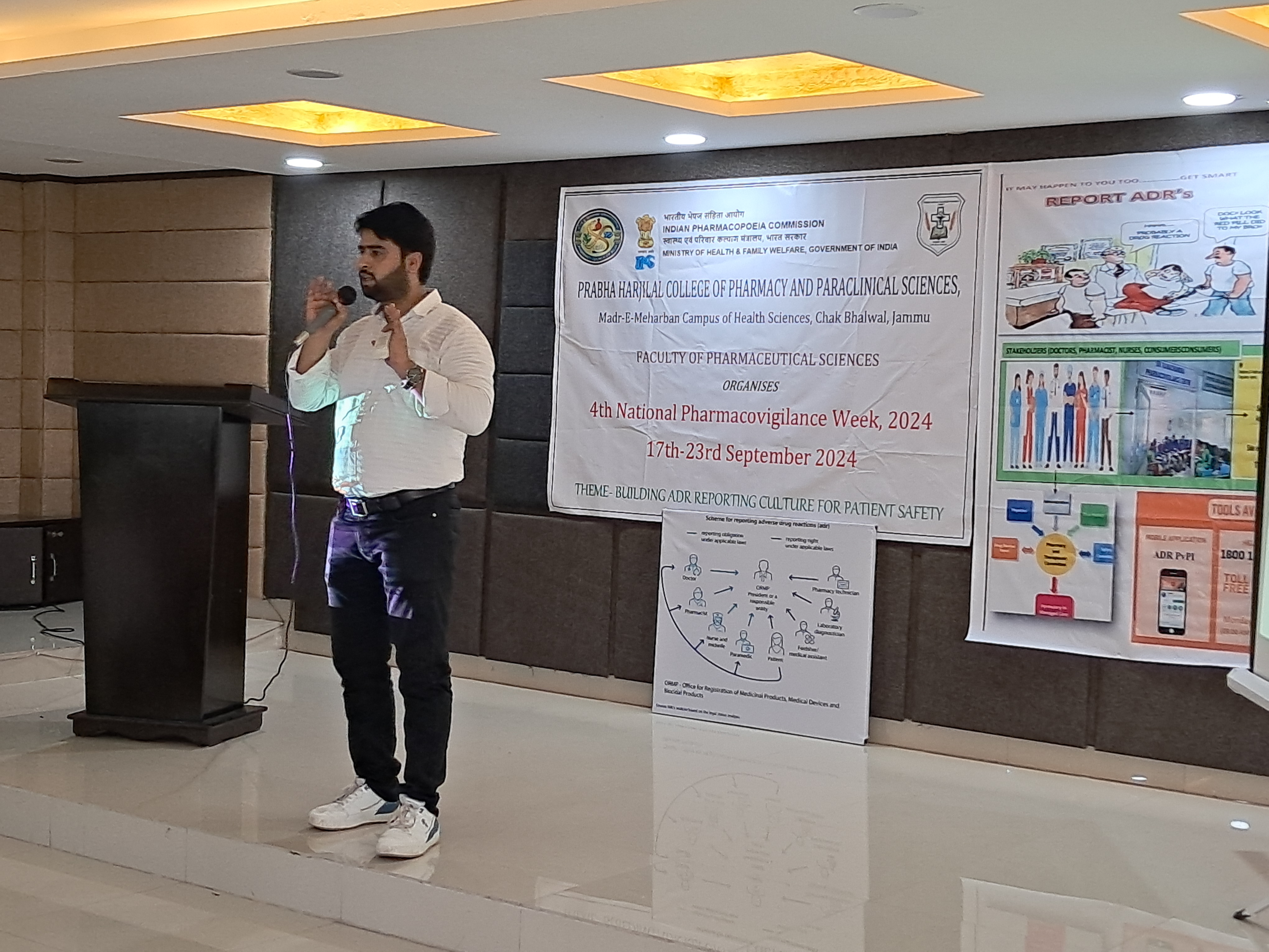 Lecture on negative impact of drugs